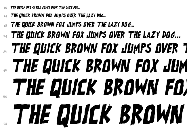 All exes must die! font waterfall